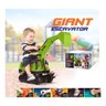 Escavadeira Gigante Brinquedo Giant Escavator Trator Verde - 3