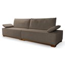 Ver imagem 1 de Sofá Living Braço Articulado Deluxe 2,50m Bouclê Marrom
