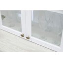 Ver imagem 5 de Paneleiro Simples 2 Portas de Vidro 2 Gavetas Americana