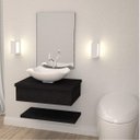 Ver imagem 1 de Bancada para Banheiro Cuba Abaulada L42 com Prateleira 605w Metrópole 