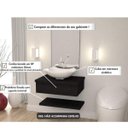 Ver imagem 6 de Bancada para Banheiro Cuba Abaulada L42 com Prateleira 605w Metrópole 