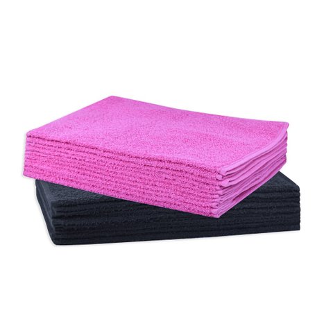 Kit 20 Toalhas Manicure Perfeito Estilo Pink e Preto