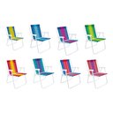 Ver imagem 1 de Cadeira de Praia Alta Aco Cores Sortidas - Mor