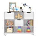 Ver imagem 2 de Nicho Organizador 1478 com Rodizios e 3 Gavetas Branco/Branco