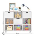 Ver imagem 4 de Nicho Organizador 1478 com Rodizios e 3 Gavetas Branco/Branco