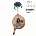 Ver imagem 2 de Mosquetão Giratório Teto para Cadeira Balanço Redondo