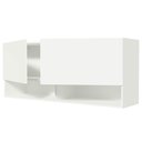 Ver imagem 5 de Armário Aéreo 120 Cm 2 Portas 2 Nichos Branco Para Cozinha