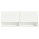 Ver imagem 3 de Armário Aéreo 120 Cm 2 Portas 2 Nichos Branco Para Cozinha