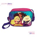 Ver imagem 3 de Kit Mochila Infantil Escolar com 3 Peças Princesas Rosa