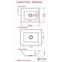 Ver imagem 5 de Bancada para Banheiro Cuba RT45 com Prateleira 605W Metrópole Marrom/Nogal