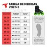 PATINS INLINE TRAXART VOLT+ 3 VOLT+3 PRETO/VERDE 5 (USA) - 36/37 (BR) - 7