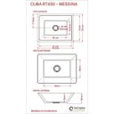 Ver imagem 5 de Bancada para Banheiro Cuba RT45 com Prateleira 605W Metrópole Marrom/Carvalho