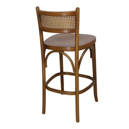 Cadeira de Bancada de Bar Bistrô Madeira Maciça Mariana Soberati - 3