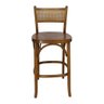 Cadeira de Bancada de Bar Bistrô Madeira Maciça Mariana Soberati - 4