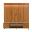 Ver imagem 2 de Rack com Painel para TV até 85" 1 Prateleira 1 Porta Vidro Reflecta e LED Neon Float 215cm -
