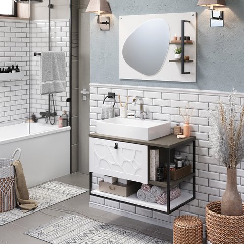 Conjunto de Banheiro Berton Lancy 0,80cm