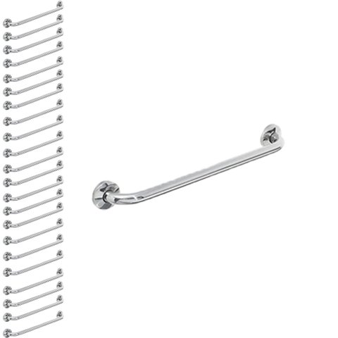 Barra Alça Apoio 80cm Suporte Anti Queda Kit 48 Uni Aço Inox Segurança Gestante Idoso Box Banheiro C