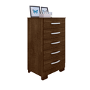 Ver imagem 2 de Cômoda Quarto 5 Gavetas com Corrediças Telescópicas Malbec