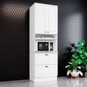 Ver imagem 1 de Torre Quente 01 Forno com 2 Gavetas 100% MDF Americana Branco