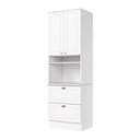 Ver imagem 3 de Torre Quente 01 Forno com 2 Gavetas 100% MDF Americana Branco