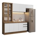 Ver imagem 3 de Armário de Cozinha Completa 270cm Rustic/branco Glamy Madesa 16