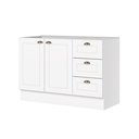 Ver imagem 3 de Balcão Pia 03 Gavetas 02 Portas 120cm 100% MDF Americana Branco