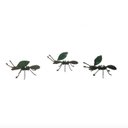 Ver imagem 6 de Trio Formigas de Ferro 18 Cm Artesanal Decoração Casa