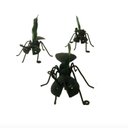 Ver imagem 2 de Trio Formigas de Ferro 18 Cm Artesanal Decoração Casa