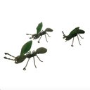 Ver imagem 1 de Trio Formigas de Ferro 18 Cm Artesanal Decoração Casa