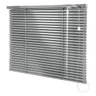 Persiana Horizontal Cinza - 2,20m Larg X 1,10m Alt - Alumínio 25mm - Persianet - 2