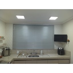 Persiana Horizontal Cinza - 2,20m Larg X 1,10m Alt - Alumínio 25mm - Persianet - 3