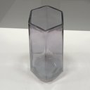 Ver imagem 6 de Vaso Decorativo de Vidro Fumê 25x8x8cm Enfeite Sala Mesa Estante Aparador Flores
