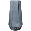 Ver imagem 1 de Vaso Decorativo de Vidro Fumê 25x8x8cm Enfeite Sala Mesa Estante Aparador Flores