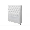Ver imagem 1 de Cabeceira Paris Para Cama Box Solteiro 90 cm Corino - JS Móveis - Corino Branco