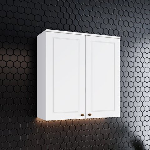 Armário Aéreo 2 Portas Clássico Americana 