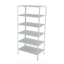 Ver imagem 1 de Estante de aço 40cm - 6 bandejas - #26 - 2,00m Altura - Branca MM