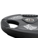 Ver imagem 3 de Par Anilha Olímpica 1 Kg Lion para Musculação Vulcanizada em Aço Maciço Revestido em Borracha