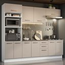 Ver imagem 1 de Armário de Cozinha Completa 270cm Branco/crema Agata Madesa 01