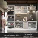 Ver imagem 6 de Armário de Cozinha Completa 270cm Branco/crema Agata Madesa 01