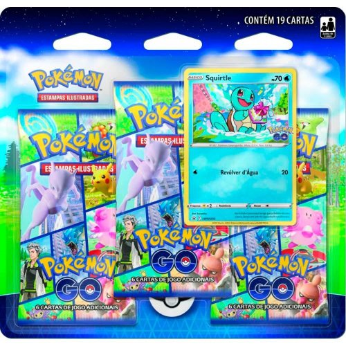 Jogo de Cartas - Pokemon Go - Blister Triplo - 19 Cartas