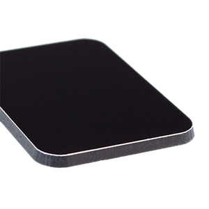 Placa Acm 1,22x2,50x3mm Preto Fosco Coberchapas