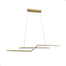Luminária Pendente 105cm 22w 3000k Preto 1760lm Ip20 Lumier Colorado - 1