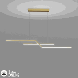 Luminária Pendente 105cm 22w 3000k Preto 1760lm Ip20 Lumier Colorado - 9