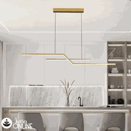 Luminária Pendente 105cm 22w 3000k Preto 1760lm Ip20 Lumier Colorado - 7