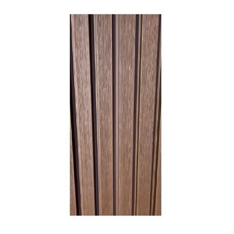 Painel Ripado Externo em Placa 21,9x290cm (6,35m²) WPC Marrom/Rosewood Casa Grassi