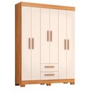 Ver imagem 1 de Guarda-roupa Nt 6015 Freijo com Off White - Notavel