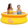 Piscina Infantil Inflável Laranja 3D 475L - 1