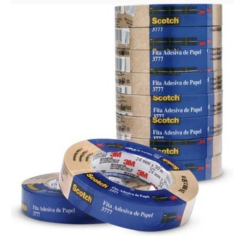 Fita De Empacotamento Scotch Papel Kraft 24x50m 3777 24 Rol - 1