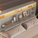 Ver imagem 7 de Cama de Casal Queen com 6 Gavetas Cabeceira com LED Genebra