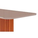 Ver imagem 2 de Mesa de Sala Jantar Ester com Tampo Vidro Reto 210x100cm Cinamomo Off White